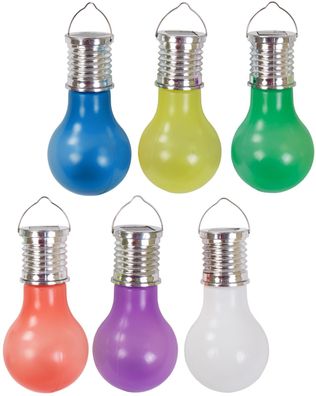 LED Kunststoff Glühbirne Garten-Dekoleuchte Solarlampe Partyleuchte Hängelampe