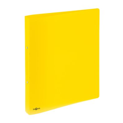 Pagna Ringbuch A4 25mm PP 2-Ring-Mechanik gelb