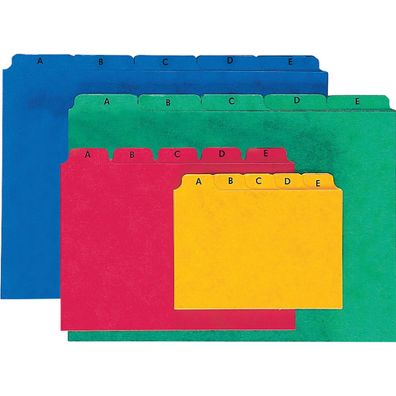 Pagna Leitregister A6 25tlg. A-Z blau