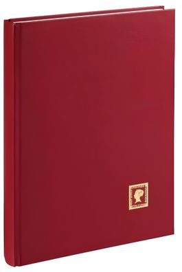 Pagna Briefmarkenalbum A4 32S weinrot