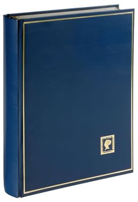 Pagna Briefmarkenalbum A4 40S dunkelblau