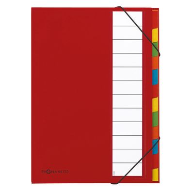 Pagna Deskorganizer Premium 12 Fächer rot