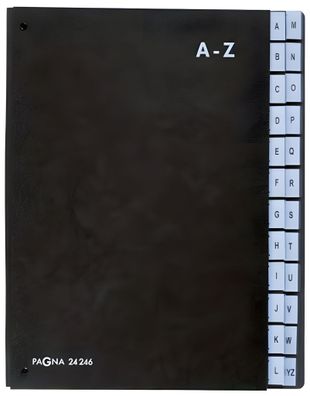 Pagna Pultordner Classic 24 Fächer A-Z internat. schwarz