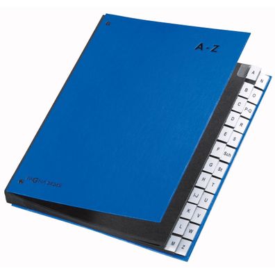 Pagna Pultordner Color 24 Fächer A-Z blau