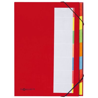 Pagna Deskorganizer Premium 7 Fächer rot