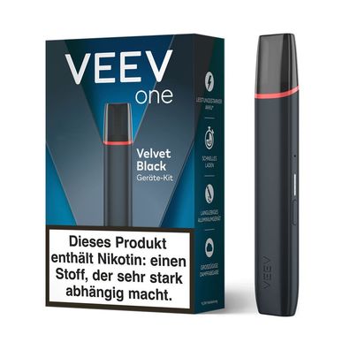 VEEV one E-Zigaretten Akku - VELVET BLACK - verwendbar mit VEEV one Pods