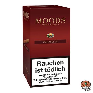 Dannemann Moods Panatella Tubos Zigarren - 20 Stück