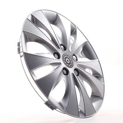 4x Radkappen 16 Zoll Radzierblenden Radblenden Storm Silber Für BMW Daihatsu KIA