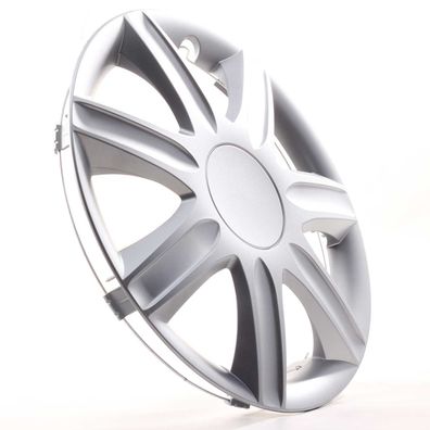 4x Radkappen 13 Zoll Radzierblenden Radblenden Rubin Silber Für Citroen FORD Lancia