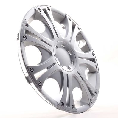 4x Radkappen 14 Zoll Radzierblenden Radblenden Aruba Silber Für Chrysler FIAT Lada