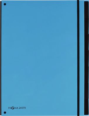 Pagna Pultordner Trend 7 Fächer hellblau