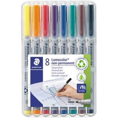 Staedtler Folienstift Lumocolor nonperm.M 8ST