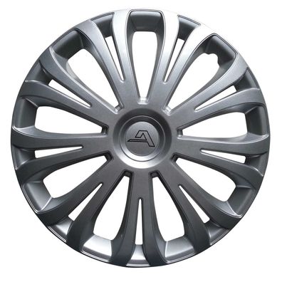 4x Alcar Radkappen 16 Zoll Radzierblenden Radblenden Riva Silber Für Qalwcri16si