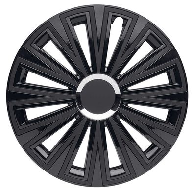 4x Radkappen 14 Zoll Radzierblenden Radblenden Sunset Double Black Für Chrysler FIAT