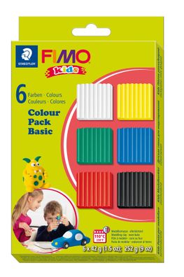 Staedtler Set Mod. masse Fimo kids col. pack Ba