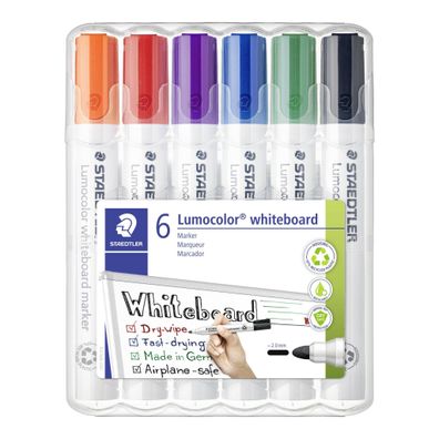 Staedtler Whiteboardmarker Lumocolor 6St Box 4007817328941