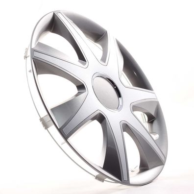 4x Radkappen 15 Zoll Radzierblenden Radblenden Run I Grau / Silber Für Citroen FORD