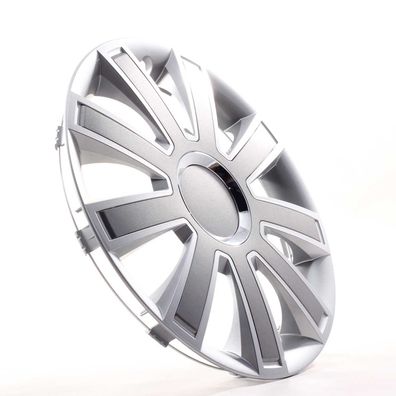 4x Radkappen 16 Zoll Radzierblenden Radblenden Flash II Silber / Grau Für Chrysler