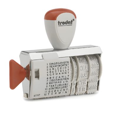 WEDO Stempel Wortband m. Datum Trodat 1117