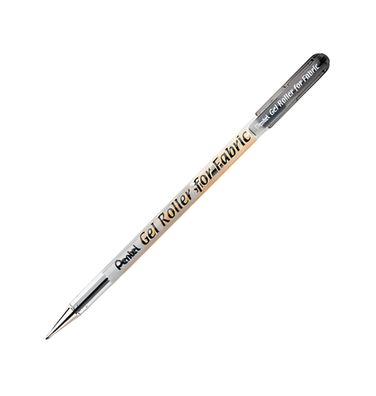 Pentel Gelroller fuer Textil 0,5mm sw