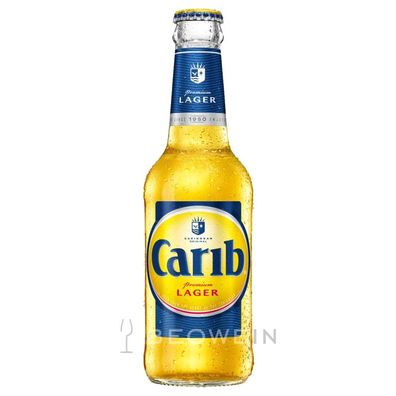 Carib Premium Lager Caribbean Beer 0,33 l