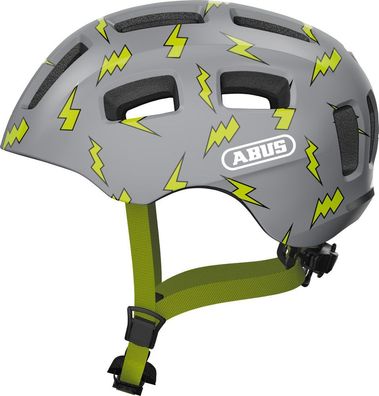 ABUS Fahrradhelm Youn-I 2.0 Kids 63812P Grey Flash
