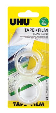 UHU Klebefilm kristallkl. Nachfüllr. 7,5 m x 19 mm 2 Stück