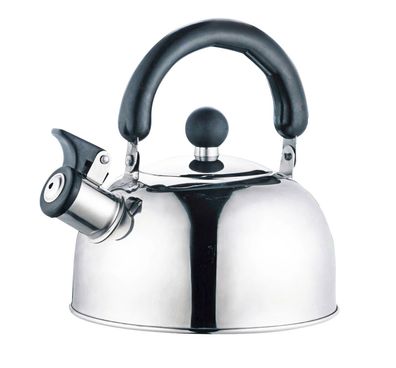 Edelstahl Flötenkessel 2 Liter Pfeifkessel Wasserkocher Wasserkessel Teekessel