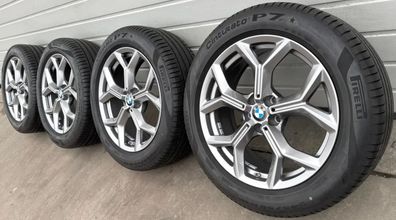 4x Original BMW X3 G01 X4 G02 19 Zoll Sommerräder Y Speiche 694 DOT22 6,5-7mm