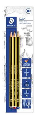 Staedtler Bleistift Noris B-HB-H BK 100% PEFC 4007817120101