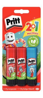 Staedtler Klebestift Pritt 2 + 1, 22g BTS 2024
