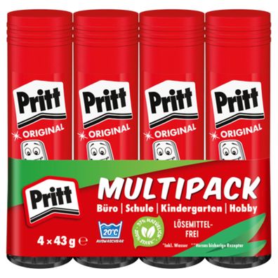 Staedtler Multipack Klebestifte Pritt 4 x 43g