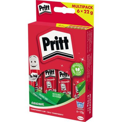 Staedtler Klebestift Pritt 6 x 22g