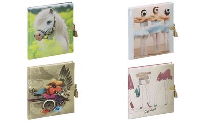 Pagna Tagebuch Fashion Friends 128S mit Schloss blanko