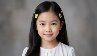 Süßes Set: 2x Diana Haarnadeln mit gelben Bärchen - 36 mm