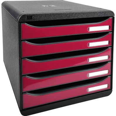 BIG-BOX PLUS sw/glossy himbeer