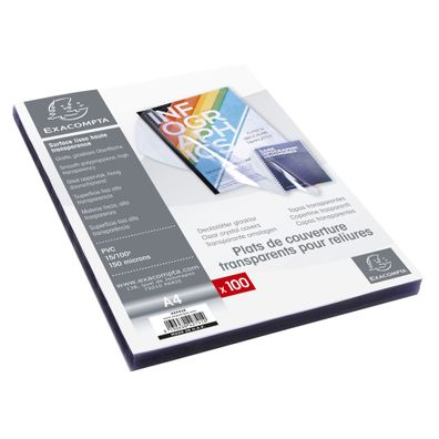 Deckel PVC 0,15mm 100St kristall