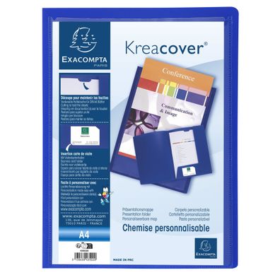 Präsentationsmappe Krea Cover bl