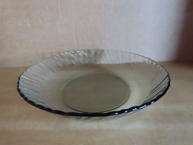 Schüssel Glasschüssel Gebäckschale rund gewellter Rand ca. 4,3 cm H Arcoroc