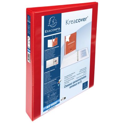 Ringbuch KC. 2Tasch 4D R30mm rot
