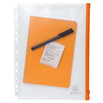 Prospekthüll ZIP A4 PP 5St Trans