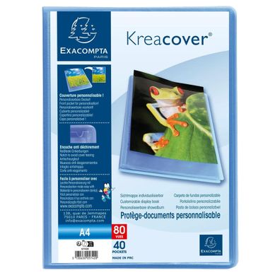 Sichtmappe Kreacover A4 60 Hülle bl