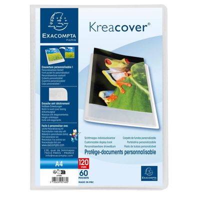 Sichtmappe Kreacover A4 60 Hülle ws
