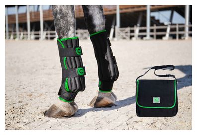 O’COOL therapeutische Pferde Gamaschen Gr. S M L Kühlgamaschen Stallgamaschen