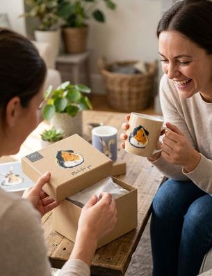 Süße Meerschweinchen-Tasse in Hellbraun - 300 ml Genuss für Nager-Fans