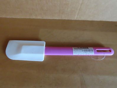 Teigschaber Spadel Teigspadel rosa Griff ca. 26 cm Jes Collection