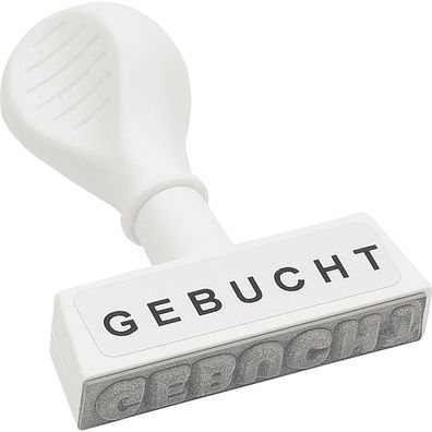 WEDO Stempel Text Gebucht 4003801005812