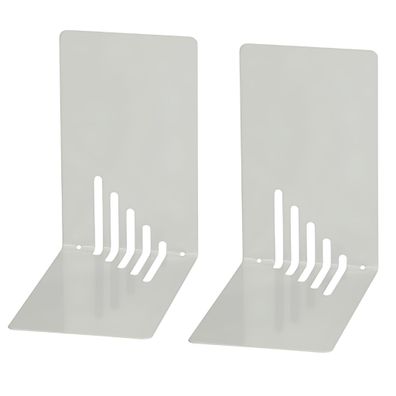 WEDO Buchstütze Metall schmal lgrau