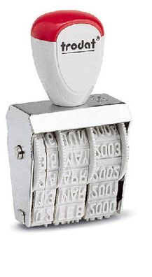 WEDO Stempel Datum in Buchst. Trodat 1010 4 x 26 mm SB