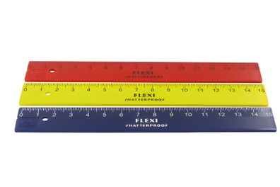 WEDO Lineal 15 cm Kunststoff KUM L1 flexibel f. sort